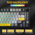 ATTACK SHARK X820 ULTRA Tri-Mode Mechanical Keyboard Star Black – Gift Switch ATTACK SHARK X820 ULTRA Tri-Mode Mechanical Keyboard Star Black – Gift Switch